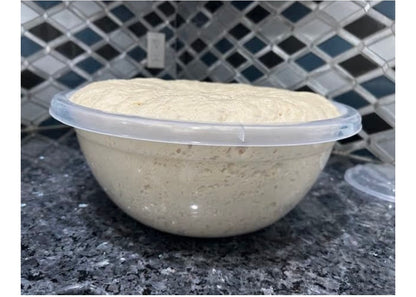 The Challah Bowl with Lid - Dough Riser - Proofer - Plastic Bowl with Cover/Lid - Extra Large 10 Liters - can fit 5Lbs of flour - Non Stick - Perfect Rise Every Time - Great Challah Bakes, Gift Idea