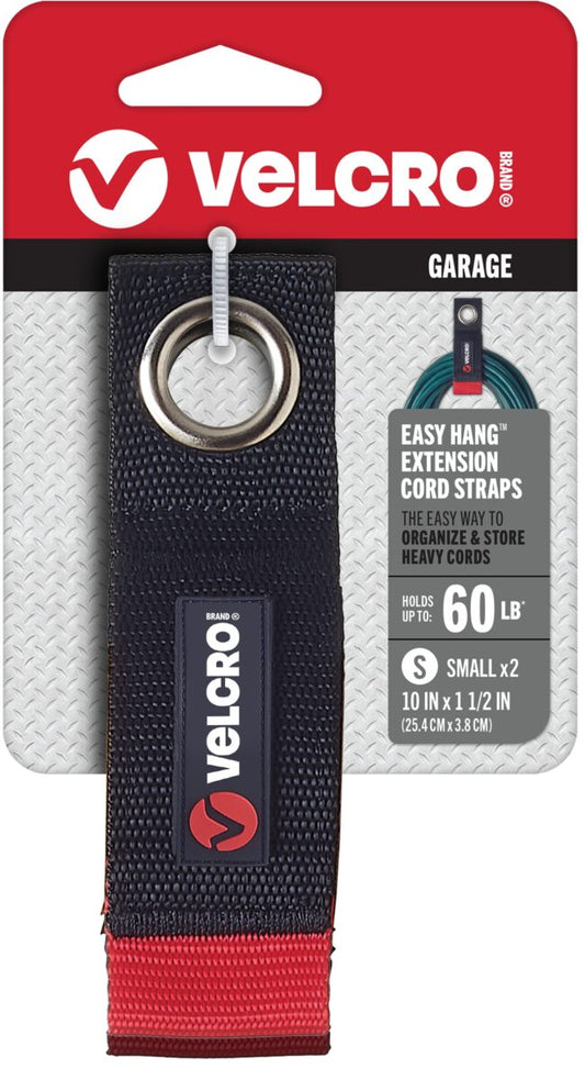 VELCRO-EASY HANG CORD STRAP- HOLDS 60 LBS