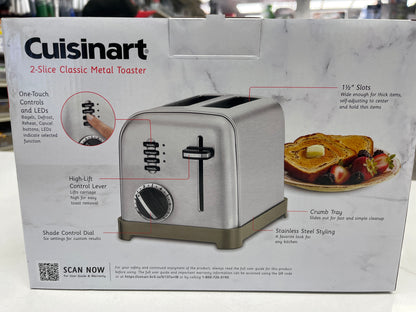 Cuisinart two slice classic metal toaster