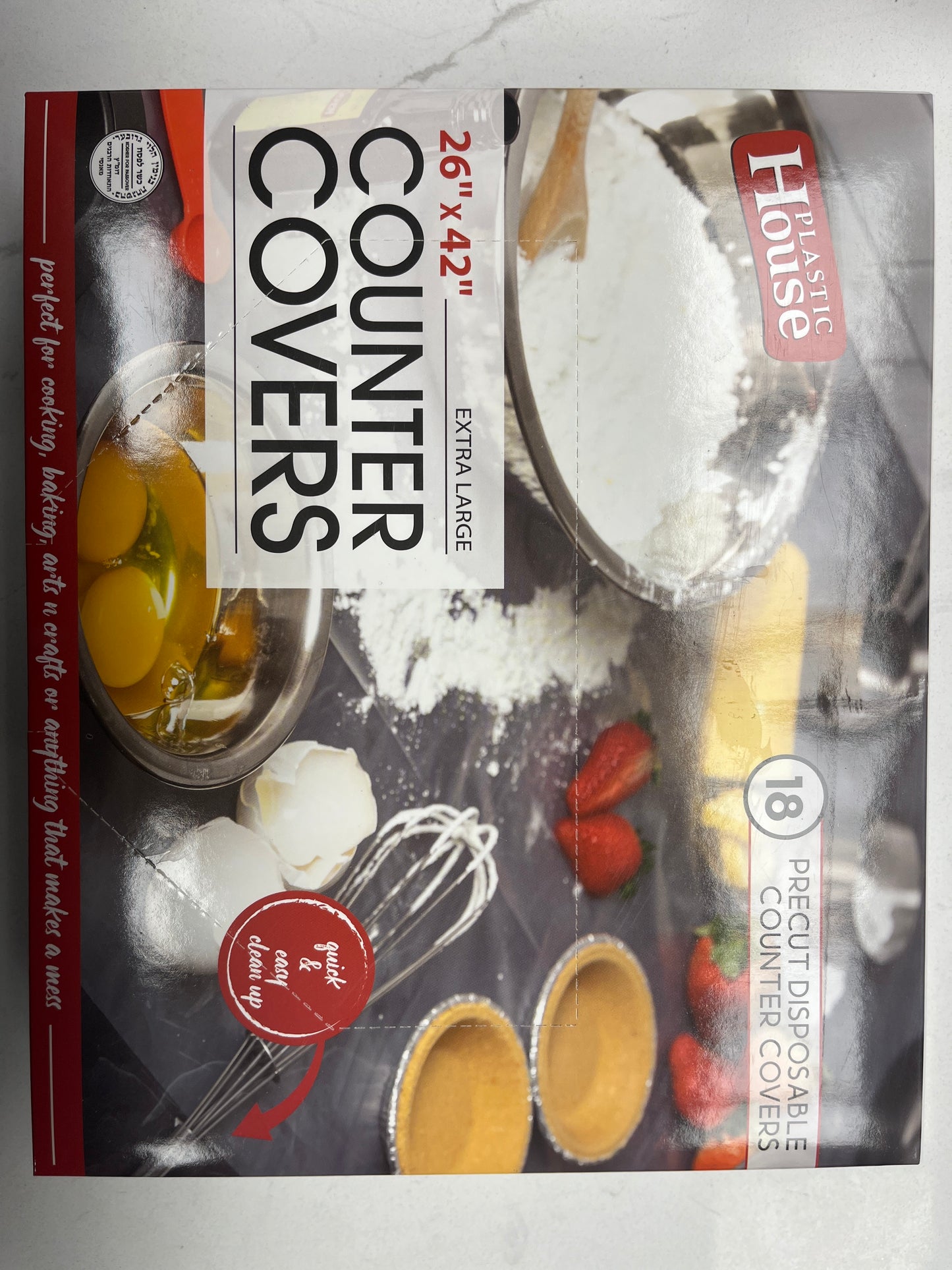 Counter covers disposable 18 count