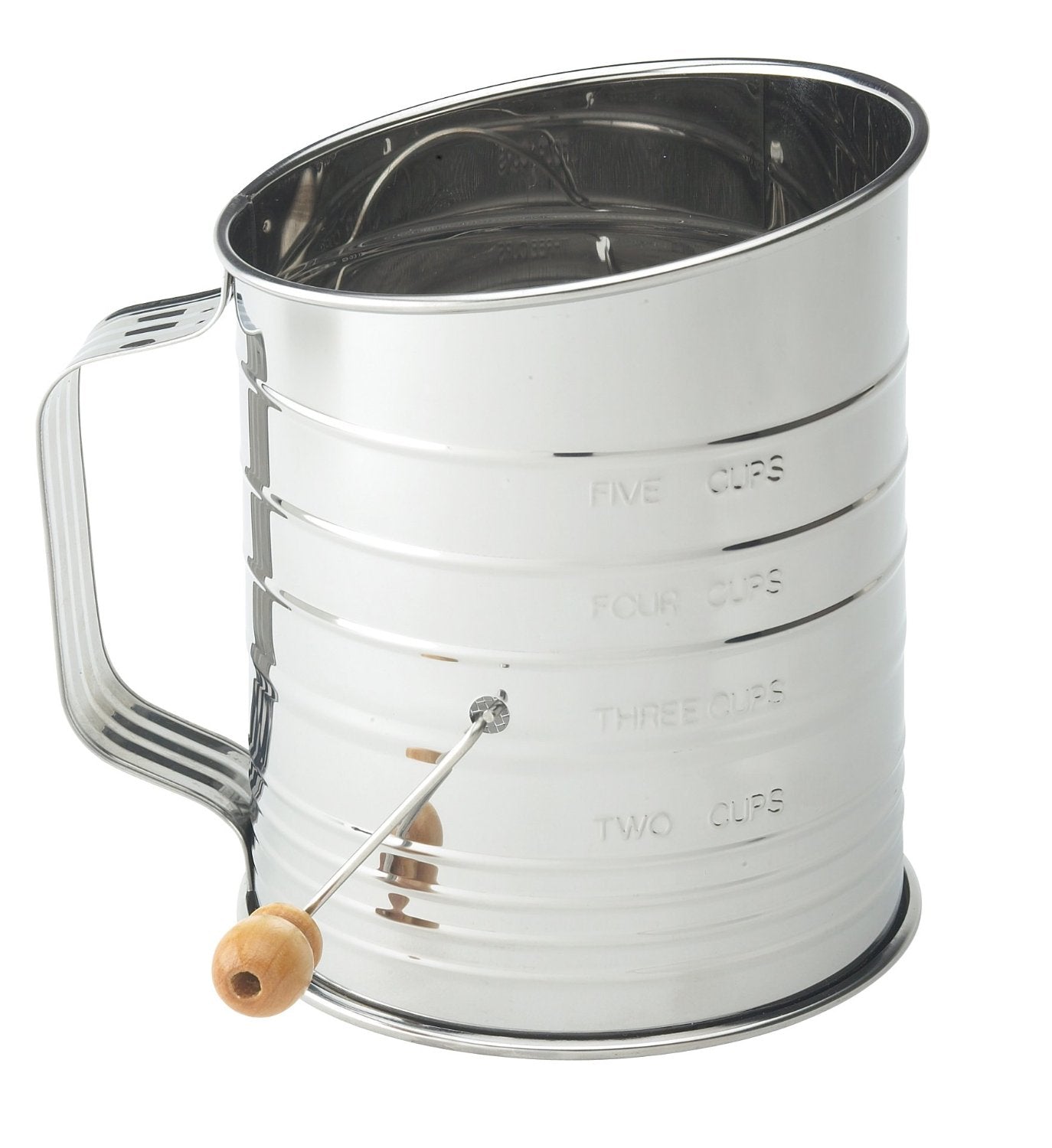Mrs. Anderson's Baking Hand Crank Sifter, 5 Cup