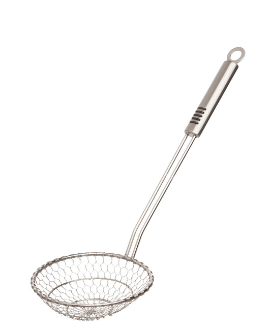 The spider strainer stainless steel 7 inch round