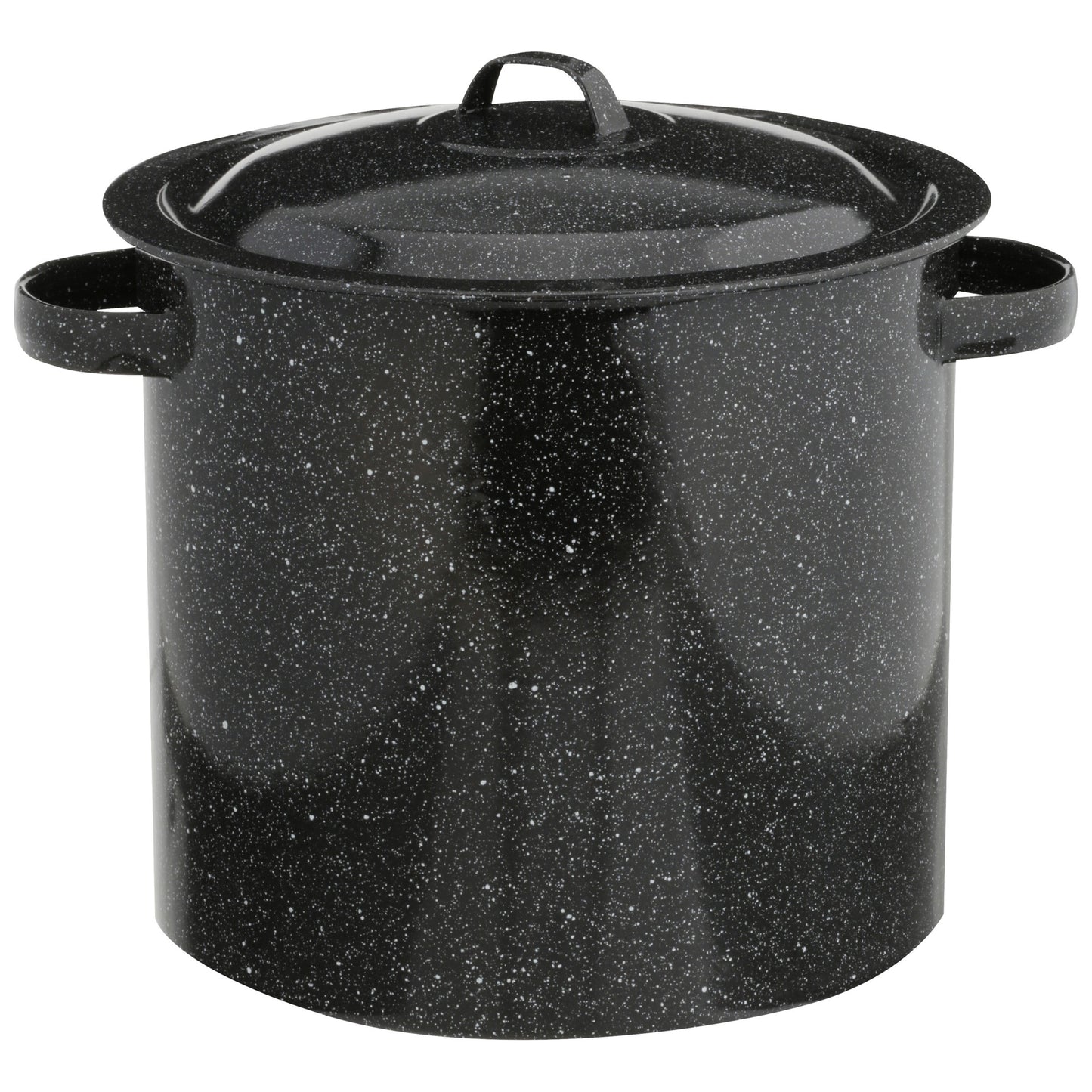 POT, ENAMEL-STOCK-BLACK 12qt