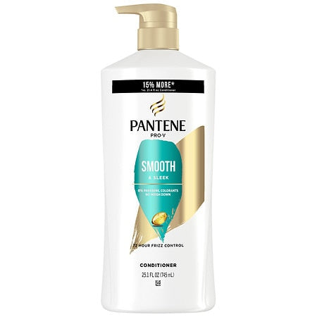 Pantene smooth and silk shampoo pump