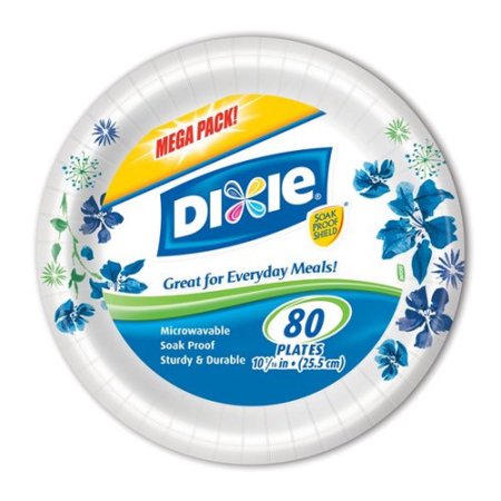 Dixie 10"1/16 Plates 80pc