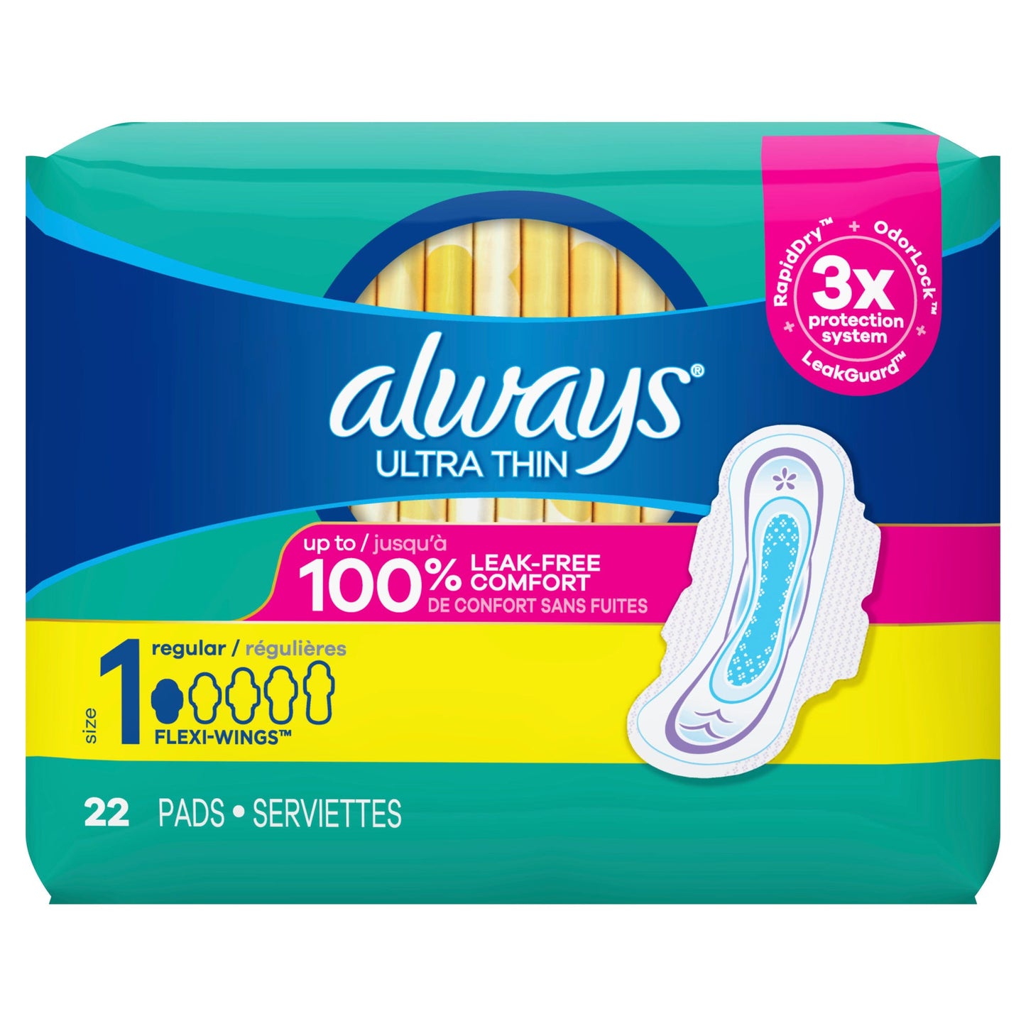 Always ultra thin 22 pads