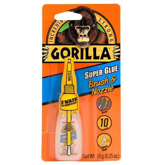 Gorilla superglue brush and nozzle