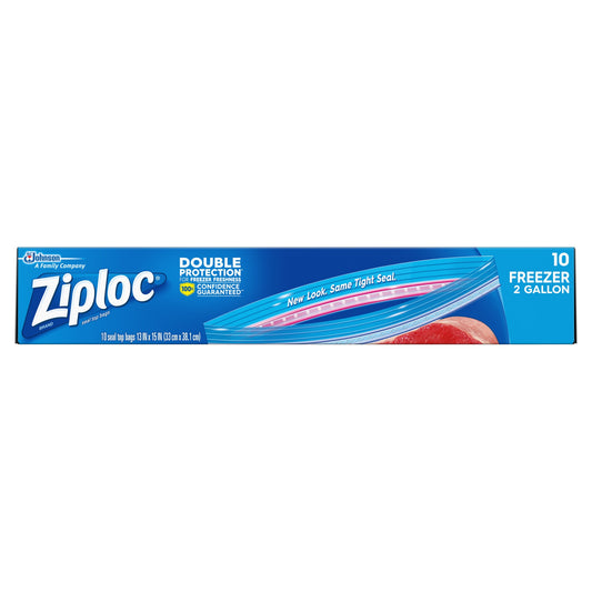 Ziploc Freezer 2.Gal 10Bags