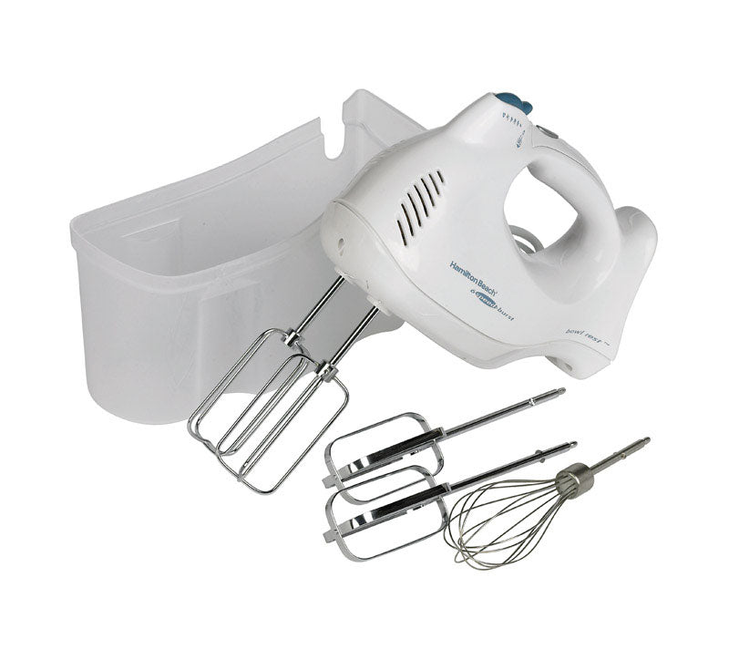 Hamilton Beach 6 speed hand mixer white color