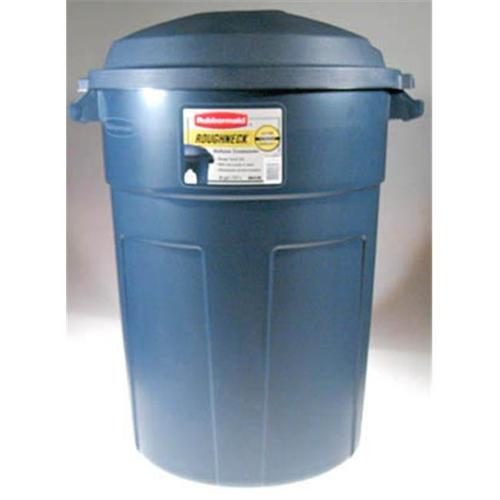 Trash Blue Can 32Gal RM
