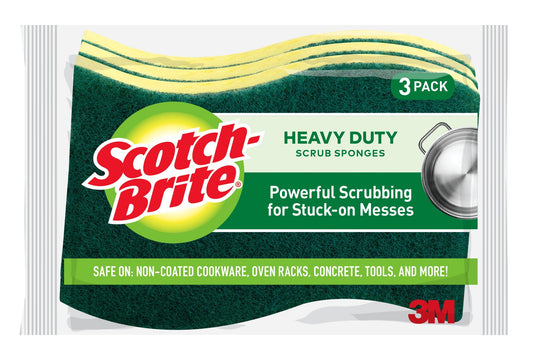 Scotch Brite Sponges 3pk green
