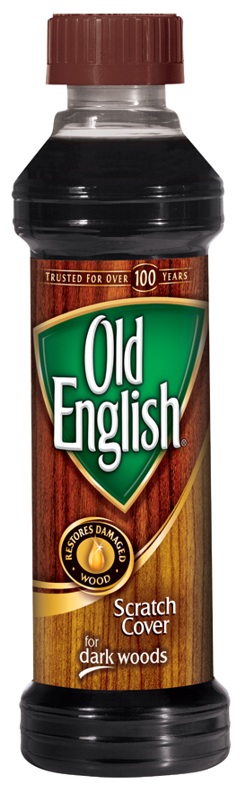 Old English scratch cover for dark wood