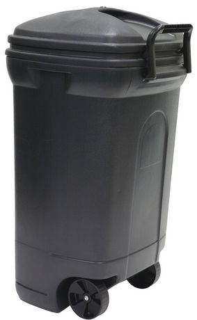 Trash Can With Wheels 34Gallon