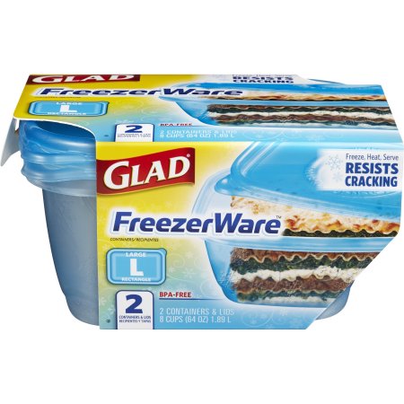 Glad 2 Freeze Ware Large 64oz