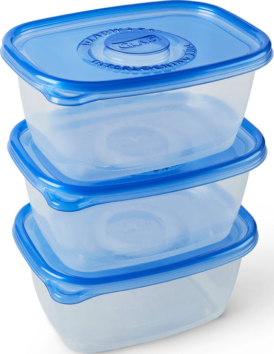 Glad 3 Large Rectangle 64oz