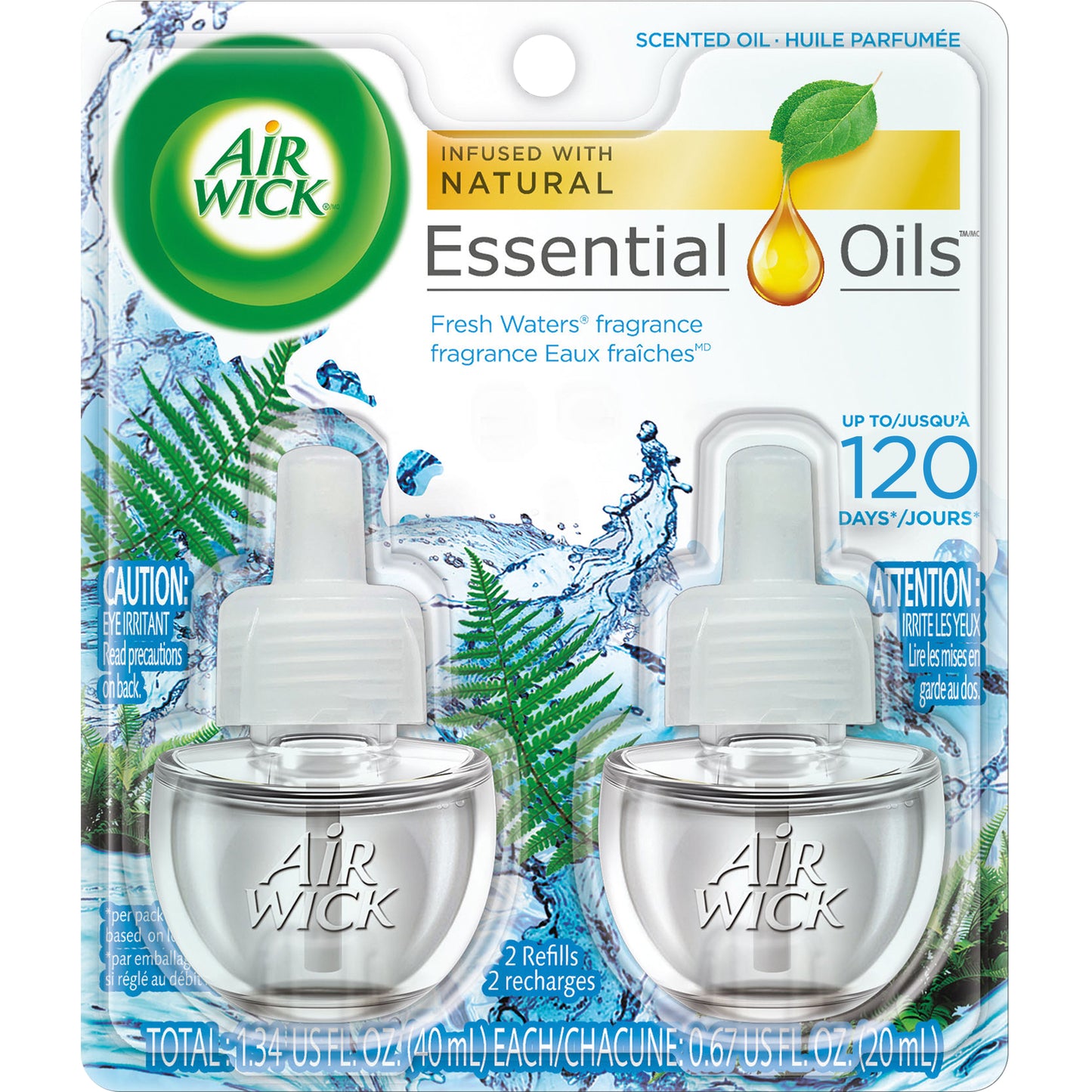 Airwick essential oil refills, 2pk