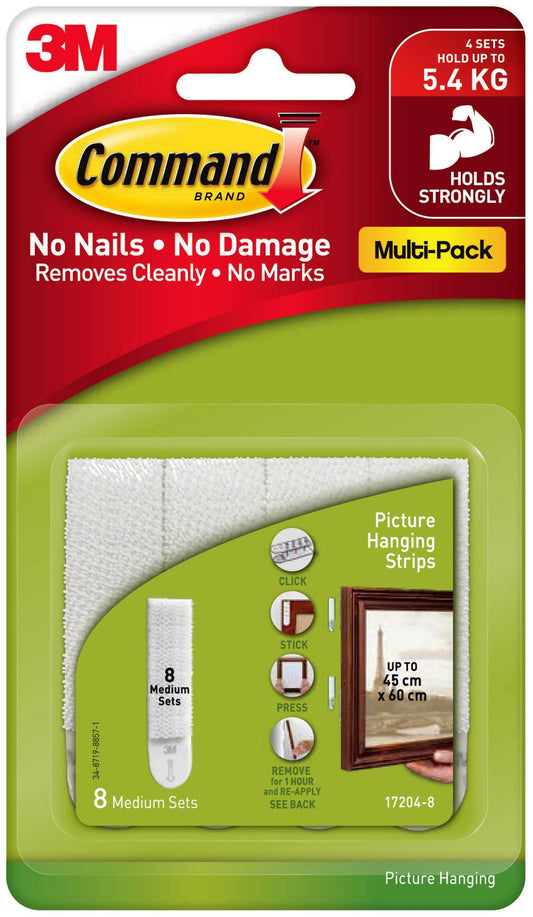 COMMAND-PICT HANG STRIP-MED