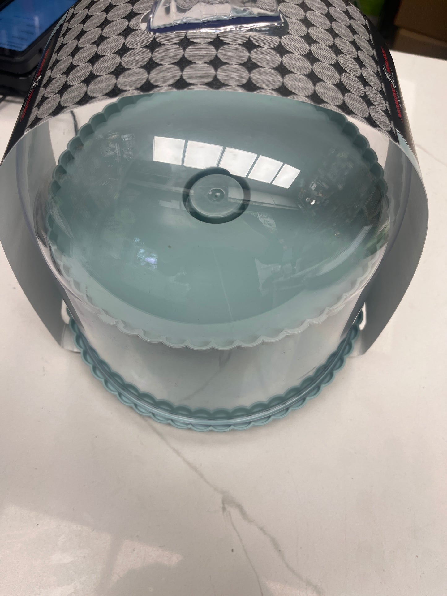 Dessert stand with dome cover