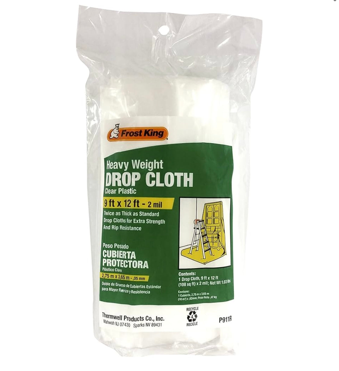 Frost king Drop Cloth 9x12 2MIL