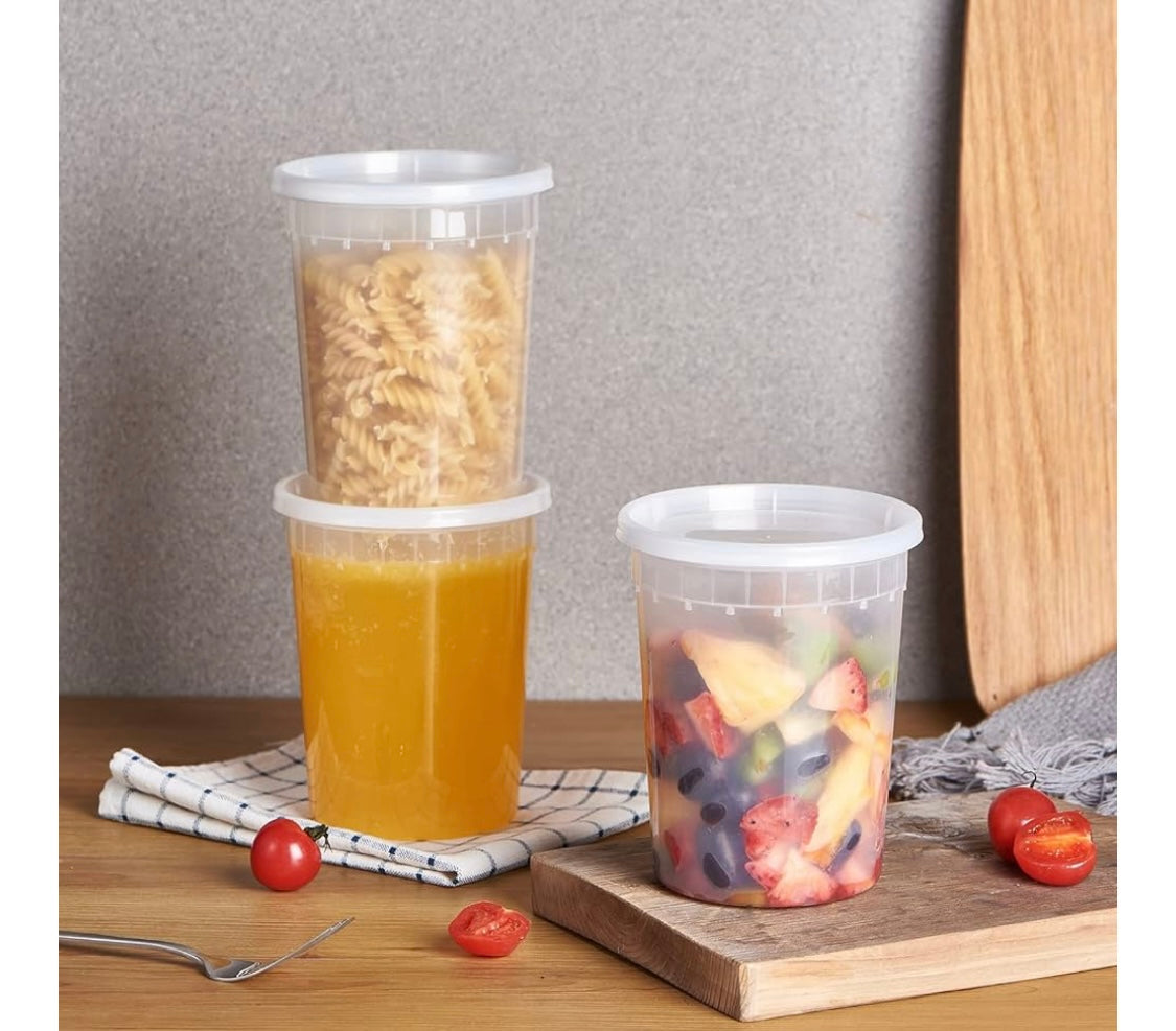 Deli Containers 32oz Combo 4 Count