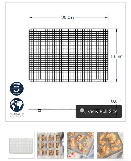 NORDIC WARE XL Oven-Safe Baking&Cooling gr Extra Large Baking & Cooling Grid