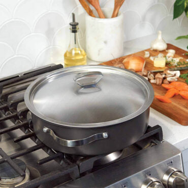 Verde Braiser Pan with Lid