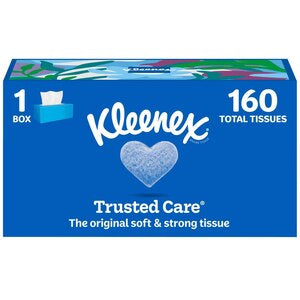 Kleenex Trusted Care Facial Tissue Box 160 count