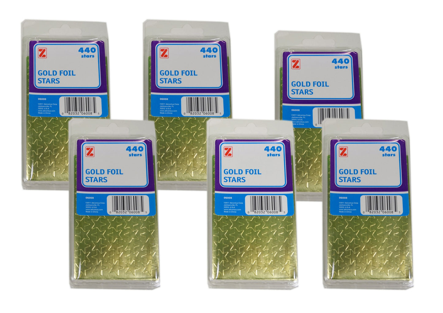 Foil Stars 440 Lables