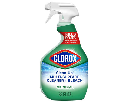 Clorox Clean-Up Multi-Surface Cleaner with Bleach, Original, Spray Bottle, 32 Fl Oz