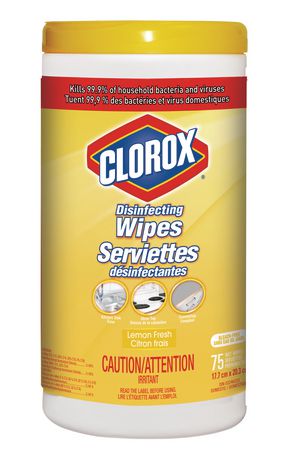 Clorox wipes lemon