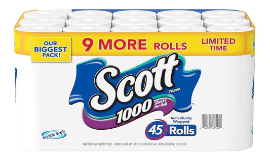 Scott toilet paper 45 Roll