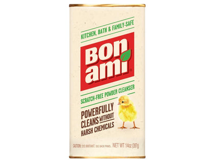 BON AMI Powder Cleanser for Kitchens & Bathrooms - All Types of Surfaces, Cleans Grime & Dirt, Polishes Surfaces, Absorbs Odors