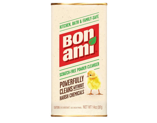 BON AMI Powder Cleanser for Kitchens & Bathrooms - All Types of Surfaces, Cleans Grime & Dirt, Polishes Surfaces, Absorbs Odors