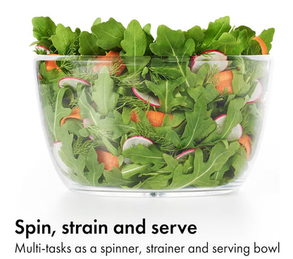 OXO SALAD SPINNER-LARGE SOFT WORKS