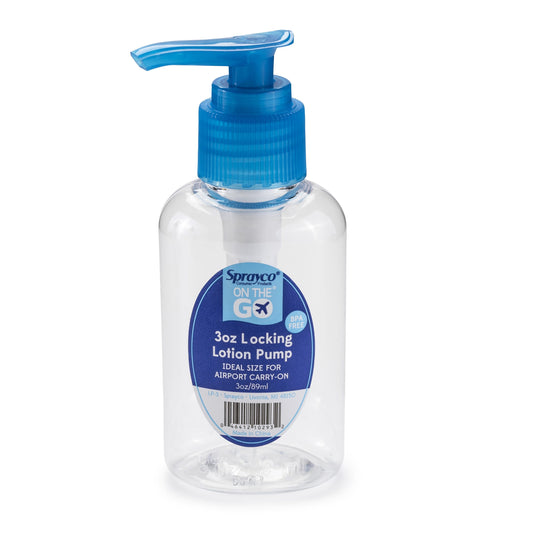 Lotion pump locking 3oz ￼