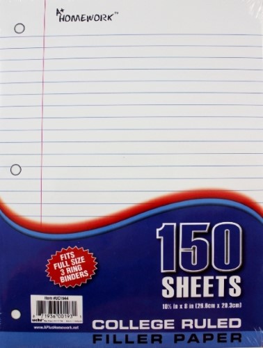 College Ruled Paper