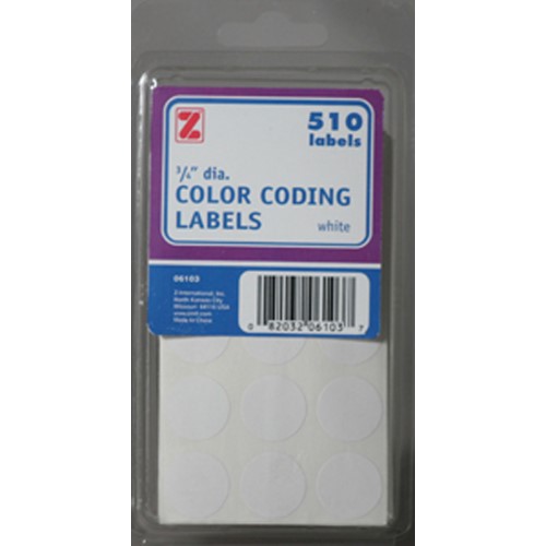 Color Coding White Lables