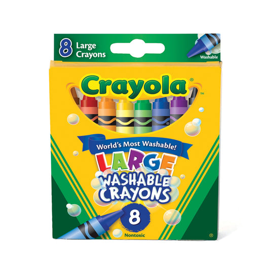 Washable Cratons Large 8pk