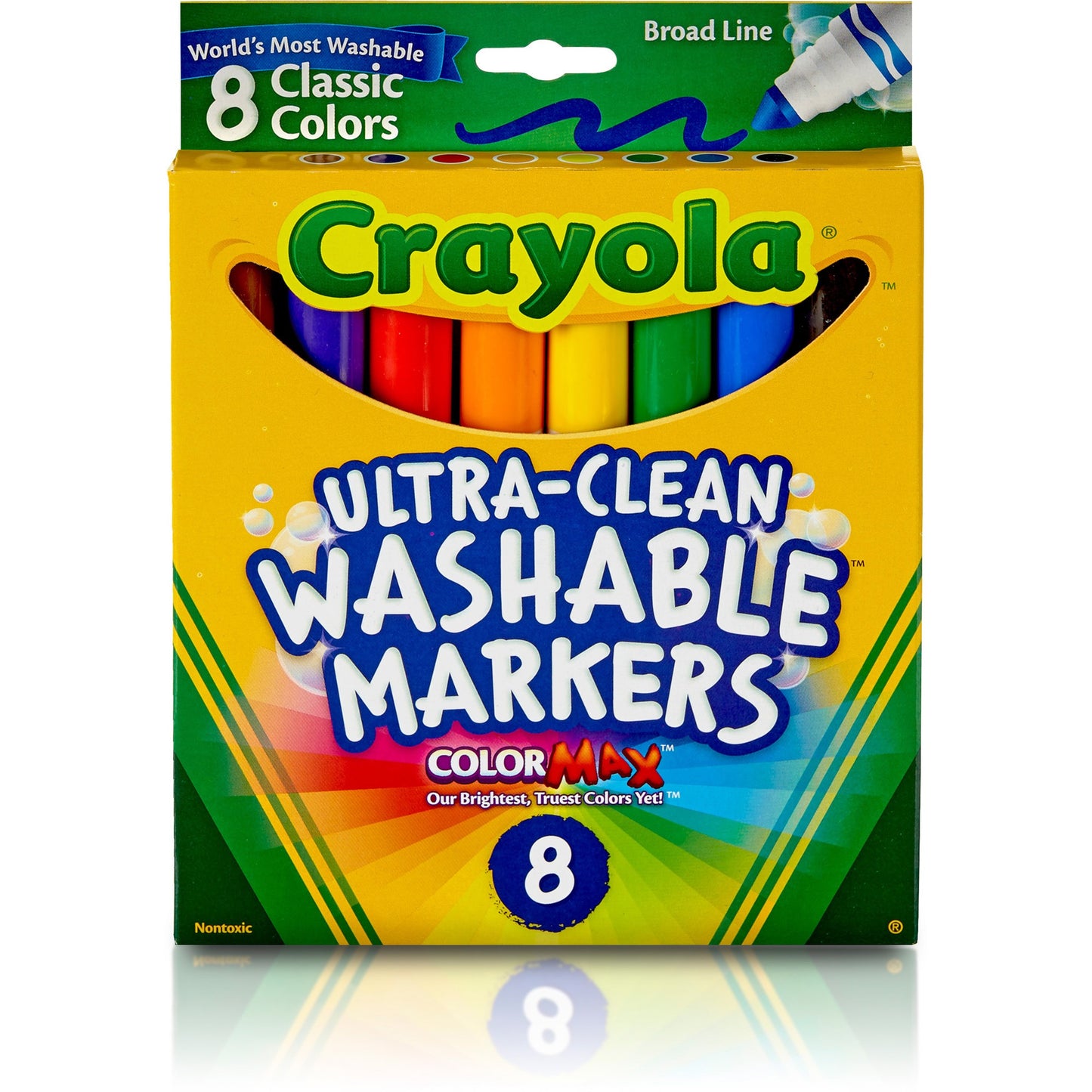 Washable Markers 8pk thick