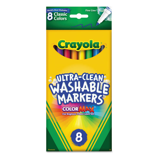 Washable Markers 8 Colors Max