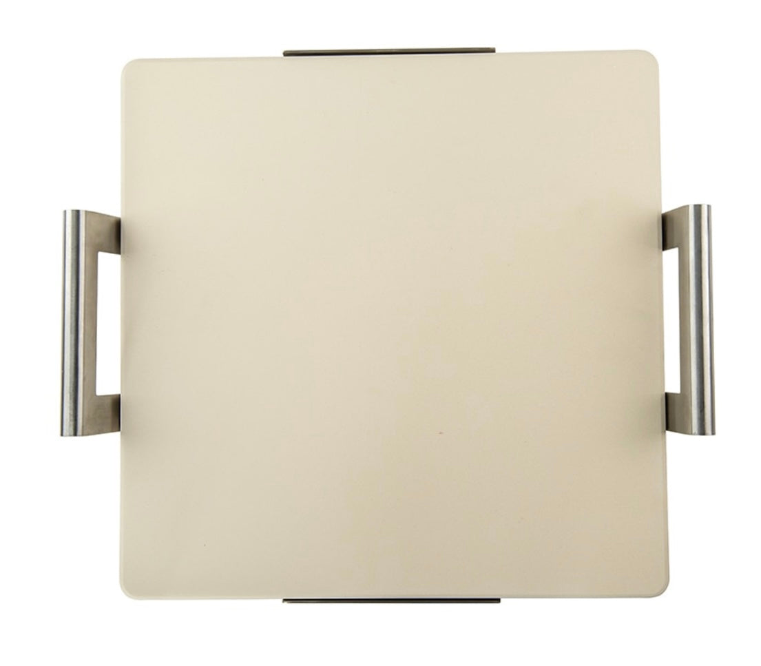 Deluxe Square Pizza Stone with Rack