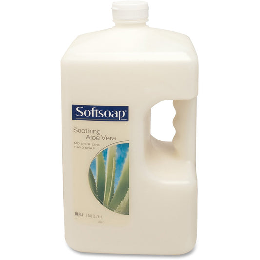 Soft soap, smooth, clean, aloe vera fresh scent refill 1 gallon