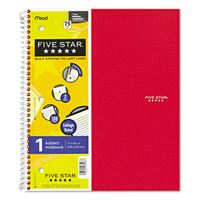 5 star 1 Subject College Ruled Notebook