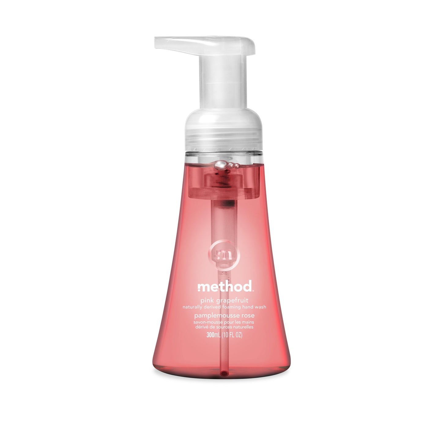 Method pink, grapefruit, foaming hand soap