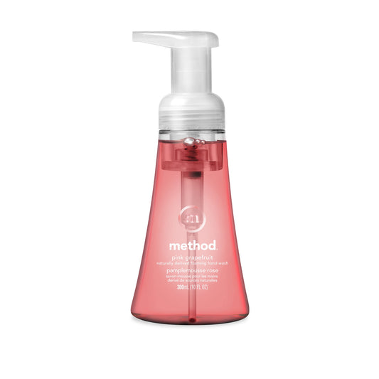 Method pink, grapefruit, foaming hand soap