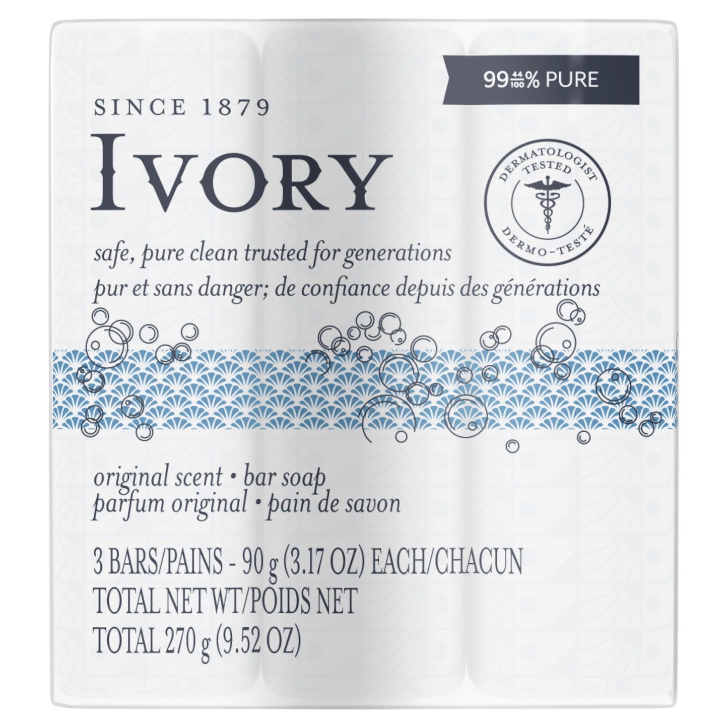 Ivory 3 Bars
