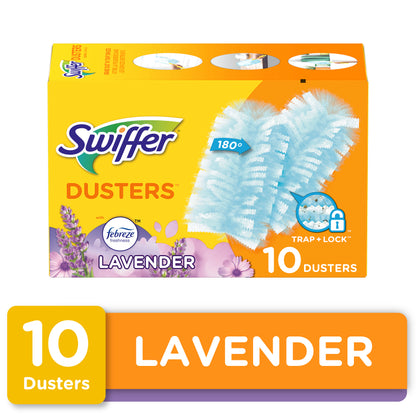 Swiffer Dusters Refill for Cleaning Feather & Microfiber Duster Alternative Lavender - 10ct