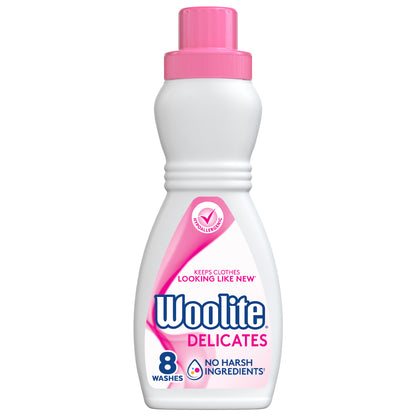 Woolite Delicates Hypoallergenic Liquid Laundry Detergent, 16 fl oz, 8 Loads, Hand & Machine Wash