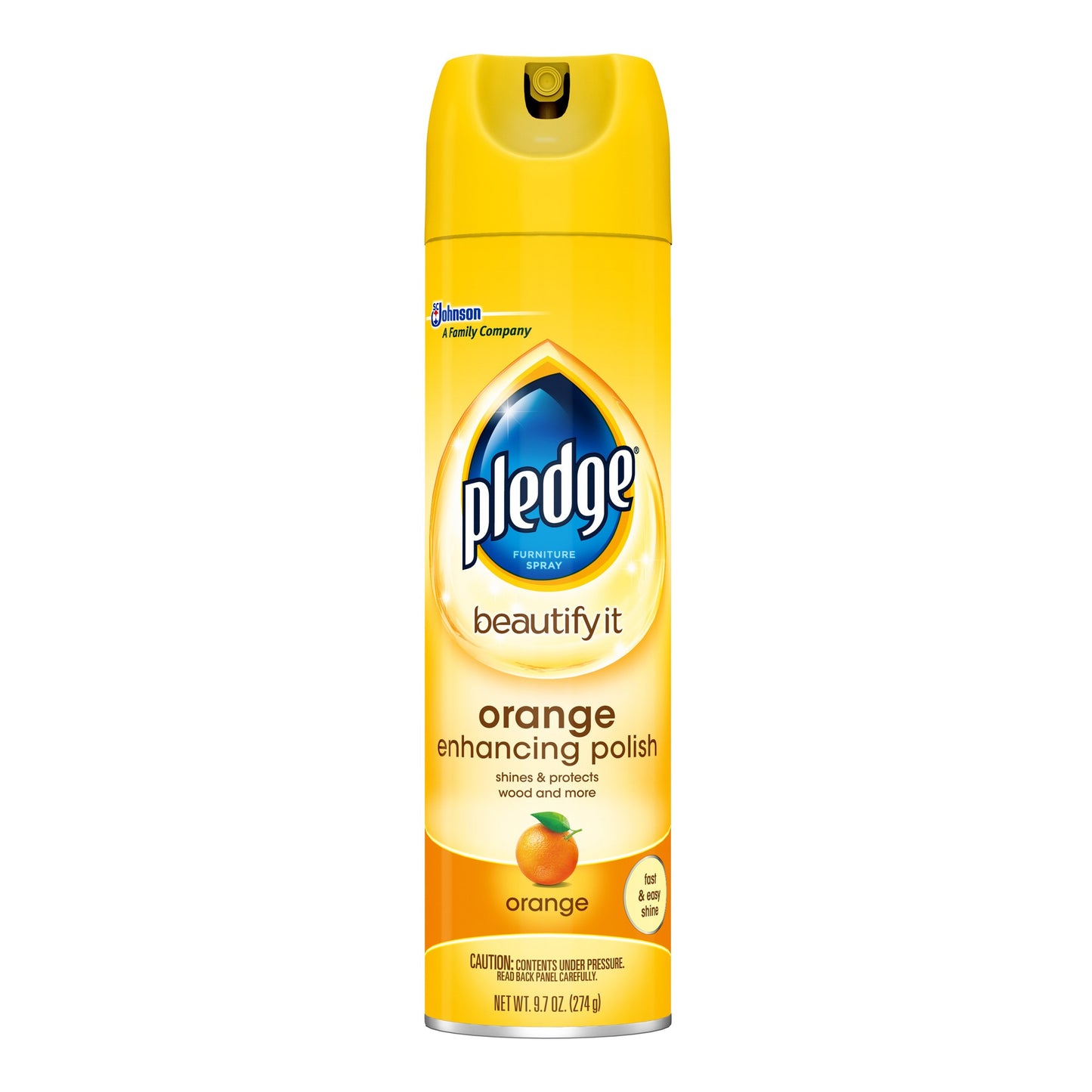 Pledge Orange Clean 9.7oz