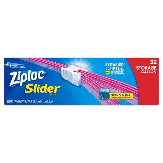 Ziploc Slider Storage Gallon